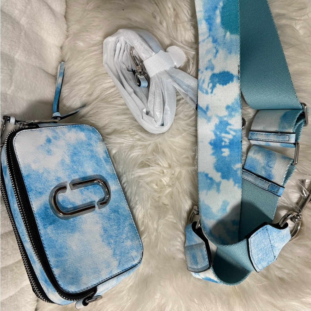 Marc Jacobs Sky Blue and White Cloud Pattern Bag